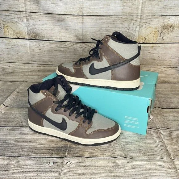 Nike | Shoes | Size 6 Nike Sb Dunk High Pro Baroque Brown  display picture 1